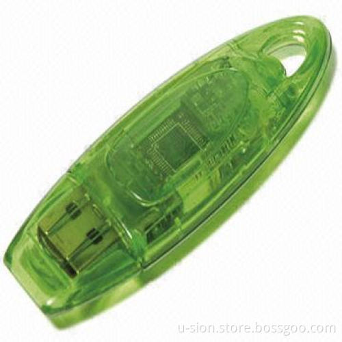 Mini USB Flash Drive with USB 1.1/2.0 Interface and 128MB to 64GB Capacity, Logo Print Available